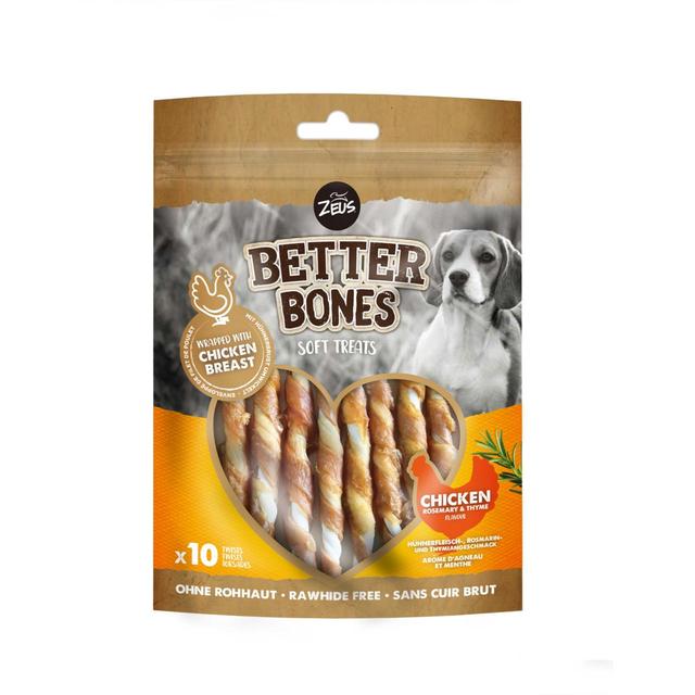 Zeus Better Bones Rawhide Alternative Chicken Twist 7.5cm GOODS M&S   