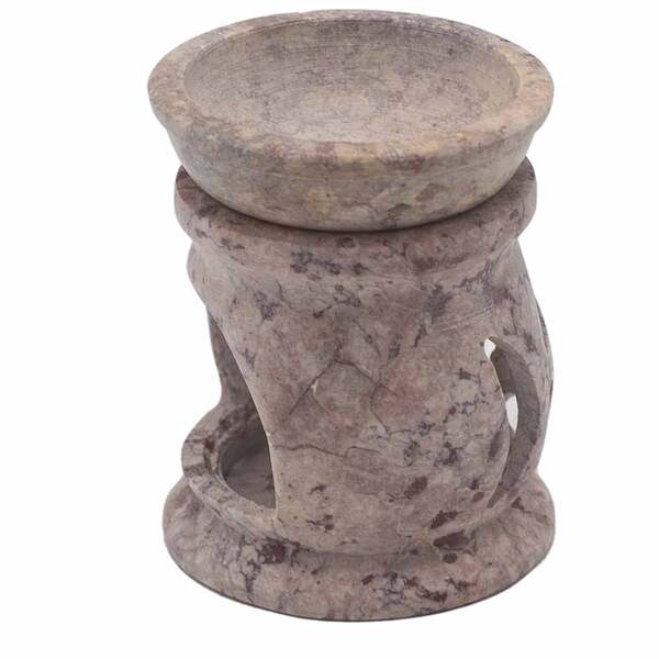 Serenityy soapstone oil burner Three Moon Pentagon 8cm - British product