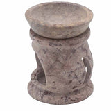 Serenityy soapstone oil burner Three Moon Pentagon 8cm - British product