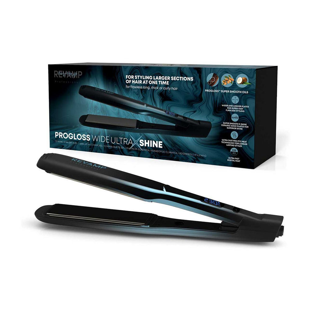 Revamp Progloss Wide Ultra X Shine Ceramic Hair Straightener