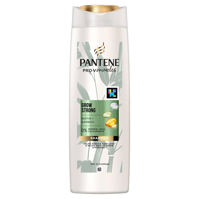 Pantene Grow Strong Shampoo With Bamboo And Biotin   400ml GOODS M&S   