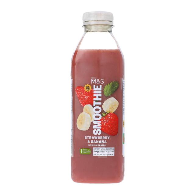 M&S Strawberry & Banana Smoothie   750ml GOODS M&S   