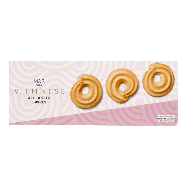 M&S All Butter Viennese Swirls   130g