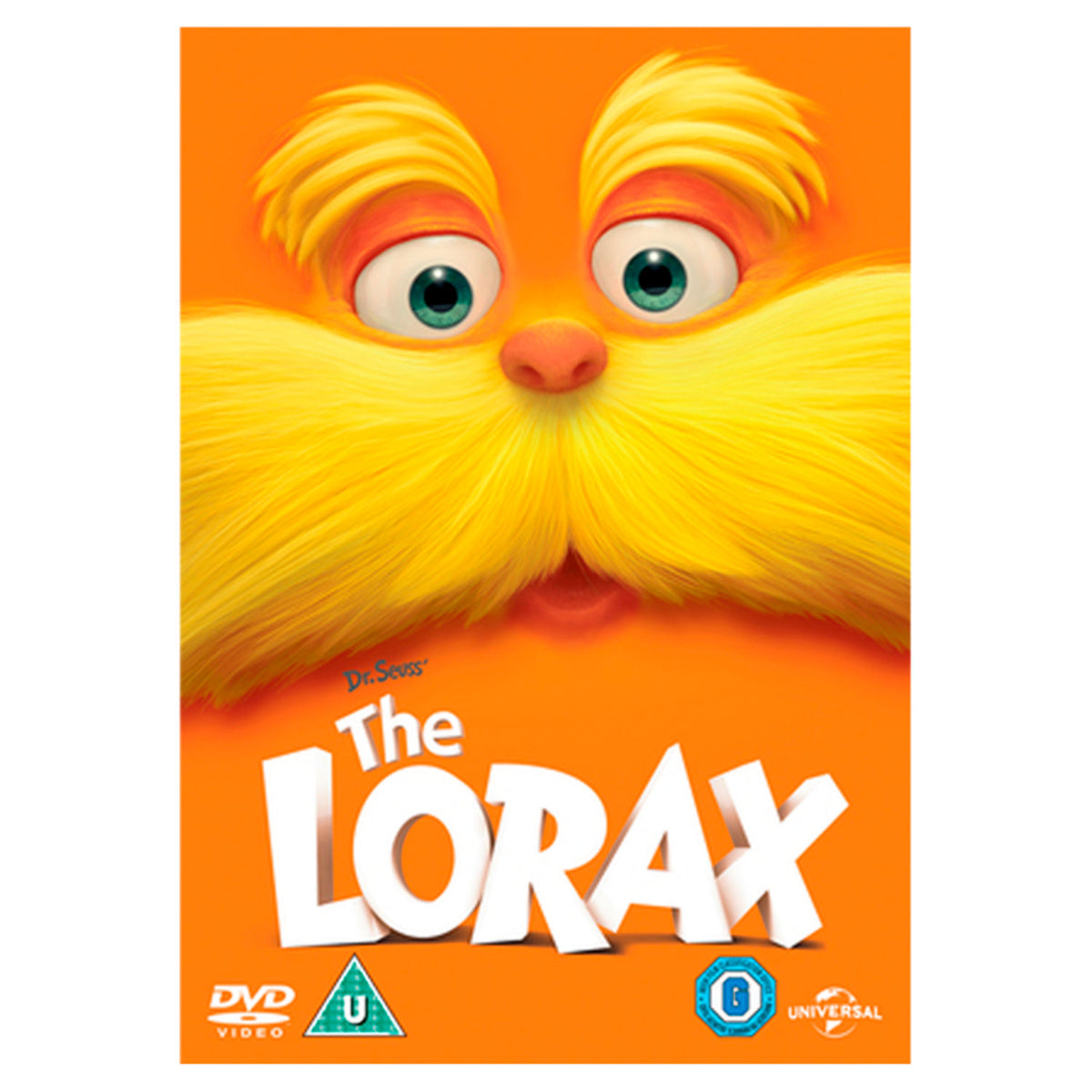 Dr. Seuss The Lorax DVD cover art - British product