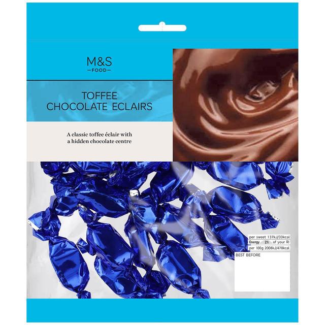 M&S Toffee Chocolate Eclairs   200g