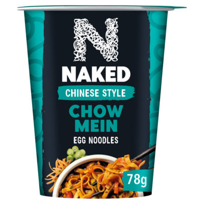 Naked Chinese Style Chow Mein Egg Noodles Grytenudler 78g