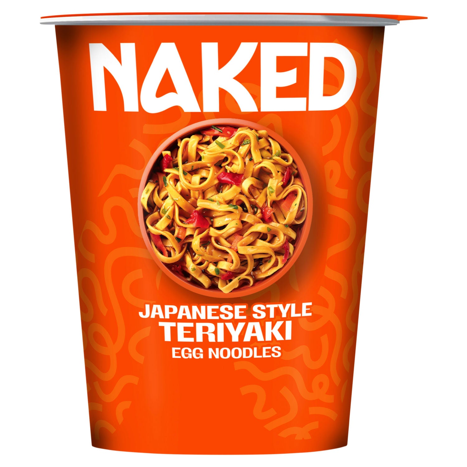 Naked Japanese style teriyaki egg noodles pot 78g - British product