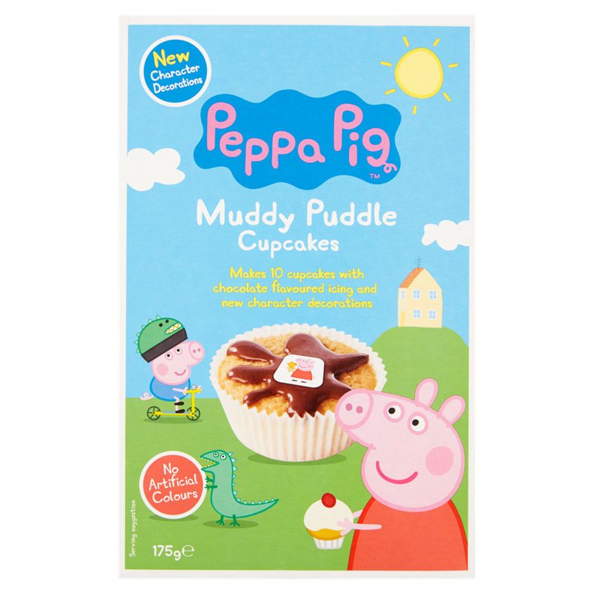 Peppa Pig Muddy Puddle Cupcakes Mix GOODS ASDA   