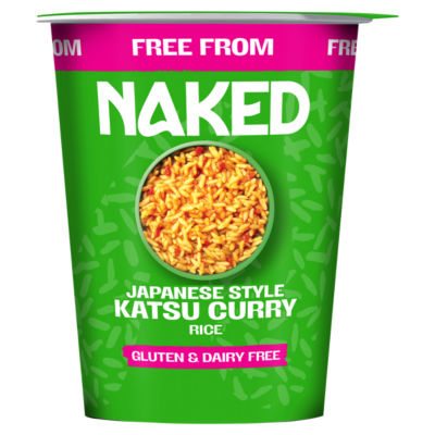 ASDA Naked Japanese Style Katsu Curry Rice 78g Curry Rice Pot- Buy online at McGrocer