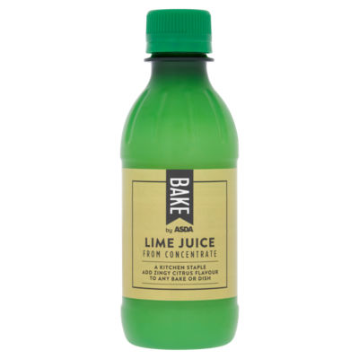 BAKE by ASDA lime juice from concentrate 250ml - British product