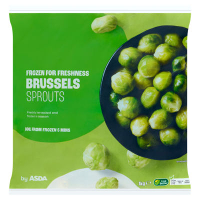 ASDA Brussels Sprouts 1kg Frozen Vegetable