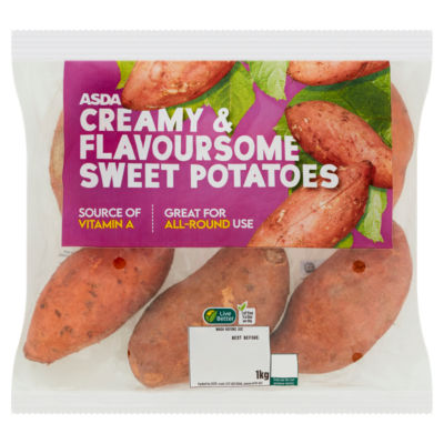 ASDA Sweet Potatoes Creamy Flavoursome 1kg - British product