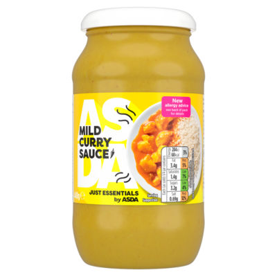 ASDA ASDA Just Essentials Mild Curry Sauce 440g- Buy online at McGrocer