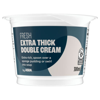 ASDA Ekstra Tykk Fersk Dobbelkrem 300ml