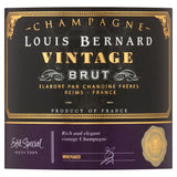 Louis Bernard Vintage Brut Champagne 75cl - British product