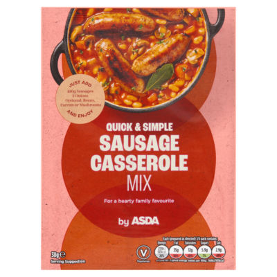 ASDA Sausage Casserole Mix 38g - British product
