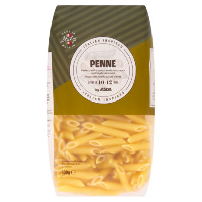 ASDA Penne dry pasta 500g - British product