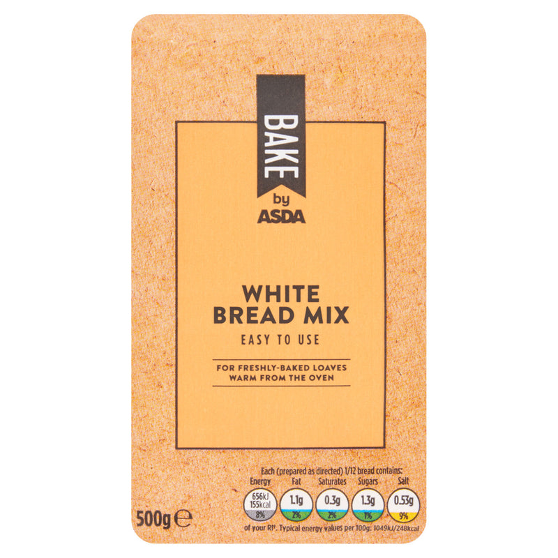 ASDA white bread mix 500g - British product
