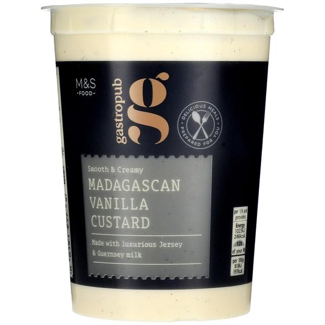 M&S Smooth & Creamy Madagascan vanilla custard   500ml GOODS M&S   