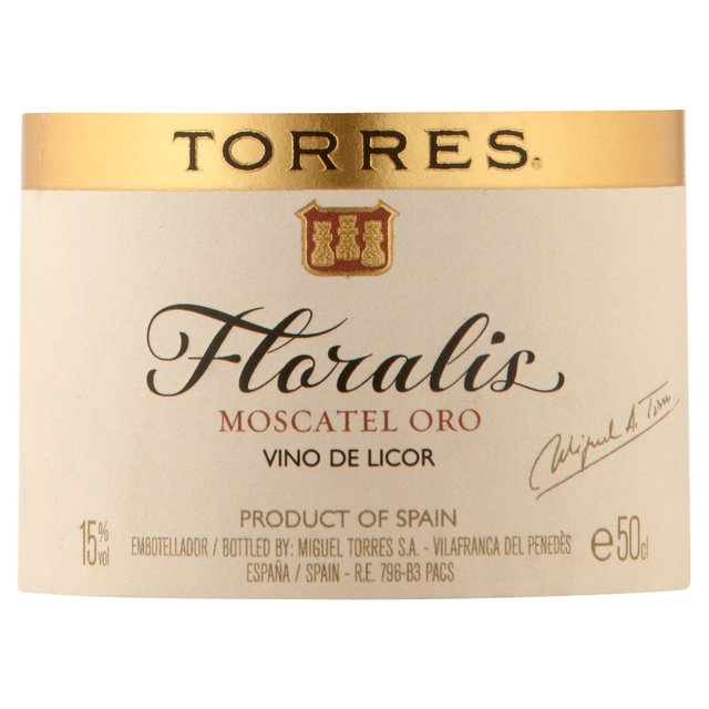 Torres Floralis Moscatel Oro   50cl GOODS M&S   