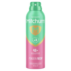 Mitchum powder fresh antiperspirant spray 200ml, imported from the UK