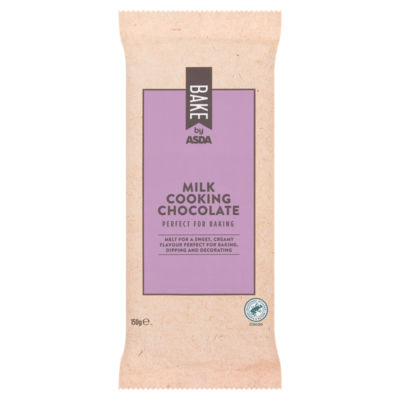 ASDA milk cooking chocolate 150g - British product
