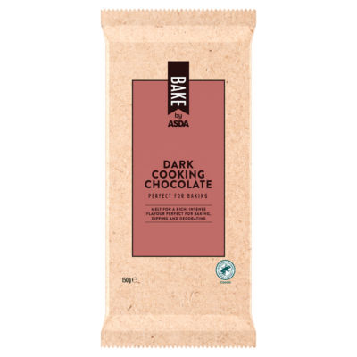 ASDA dark cooking chocolate 150g - British product