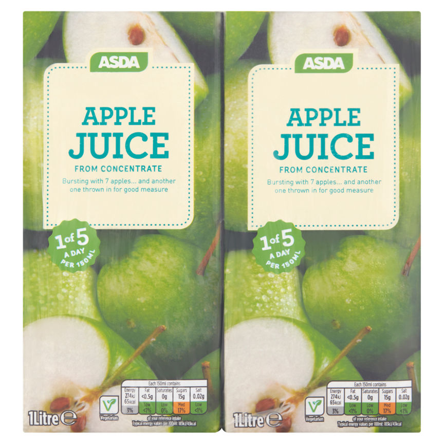 ASDA Apple Juice Cartons GOODS ASDA   