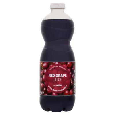 ASDA red grape juice 1 litre - British product