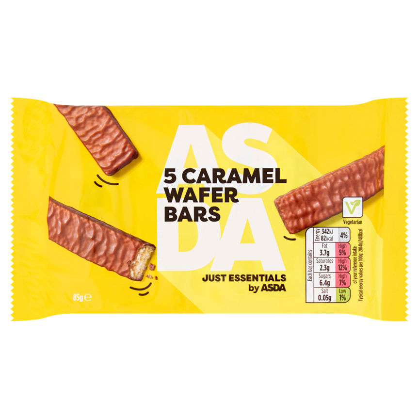 JUST ESSENTIALS by ASDA Caramel Wafers GOODS ASDA   