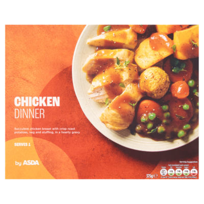 ASDA Chicken Dinner with sage stuffing 375g - British product