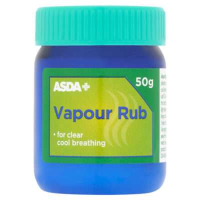 ASDA Vapour Rub مرهم لتخفيف البرد والاحتقان 50 جرام