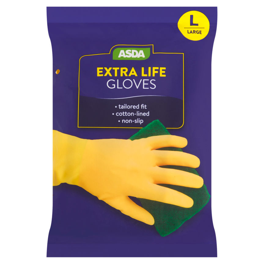 ASDA Large Extra Life Gloves