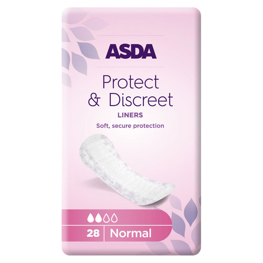 ASDA Protect & Discreet Incontinence Normal Liners GOODS ASDA   