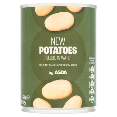 ASDA ASDA New Potatoes Peeled in Water 540g- Buy online at McGrocer