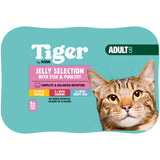 Tiger by ASDA Adult Cat Food Jelly Selection with Fish & Poultry 6 x 400g Cans GOODS ASDA   