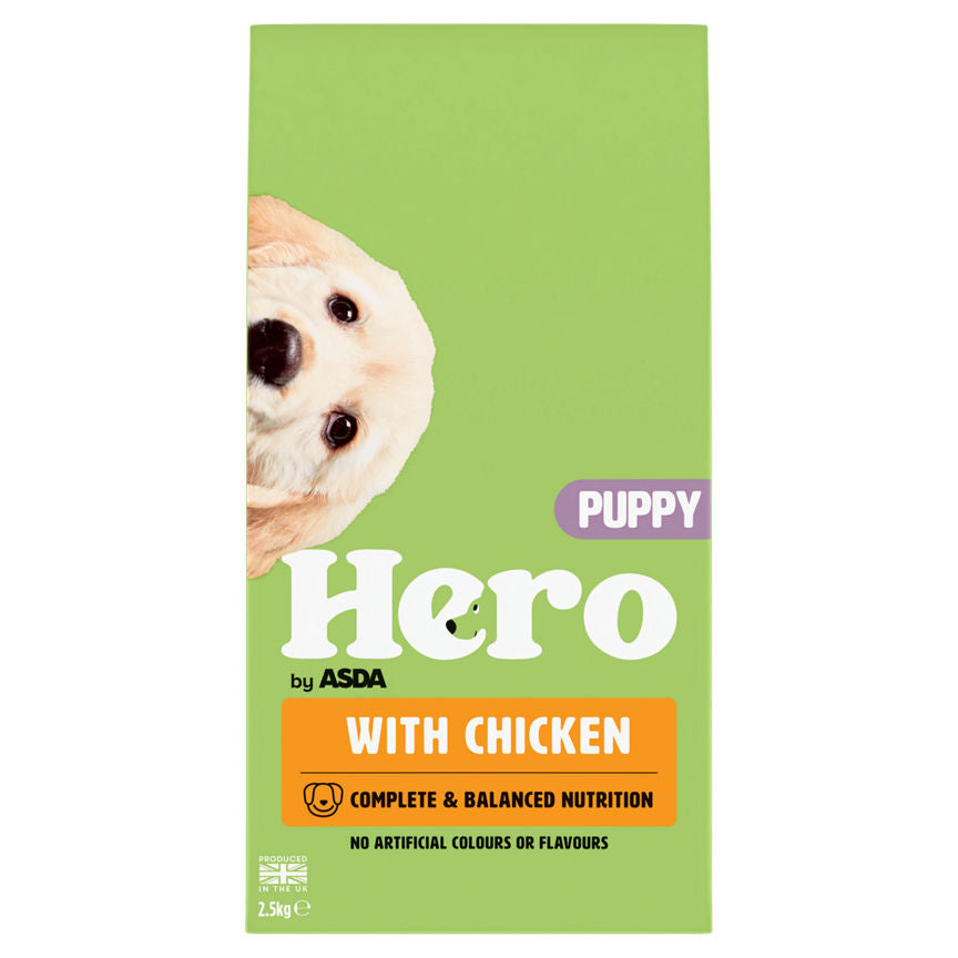 Hero by ASDA Chicken Dry Dog Food Puppy 2.5kg