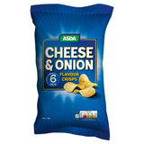 ASDA Cheese & Onion Flavour Crisps 6 x 25g (150g) GOODS ASDA   