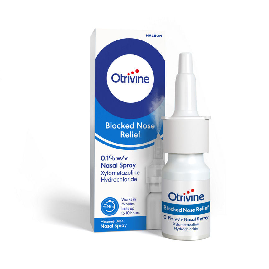 Otrivine Adult Metered Dose 0.1% Nasal Spray GOODS ASDA   