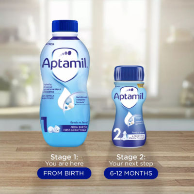 Aptamil 1 First Baby Milk Formula Liquid from Birth