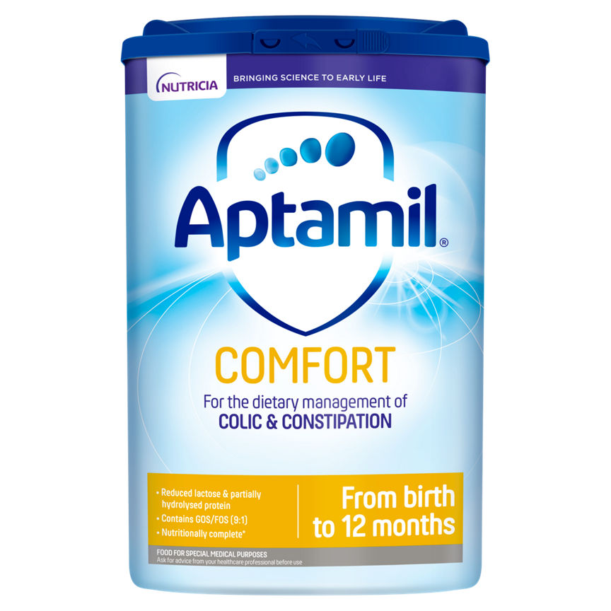 Aptamil Comfort Baby Milk Formula Powder from Birth to 12 Months GOODS ASDA   