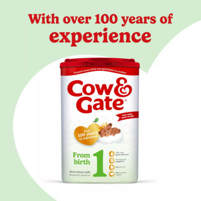Cow & Gate 1 First Baby Milk Formula Powder from Birth