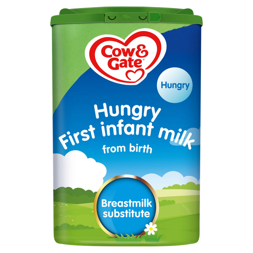 Cow & Gate Hungry First Baby Milk Formula Powder from Birth