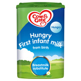 Cow & Gate Hungry First Baby Milk Formula Powder from Birth GOODS ASDA   