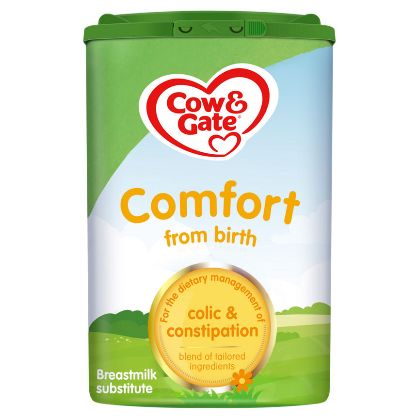 Cow & Gate Comfort Baby Milk Formula Powder from Birth to 12 Months GOODS ASDA   