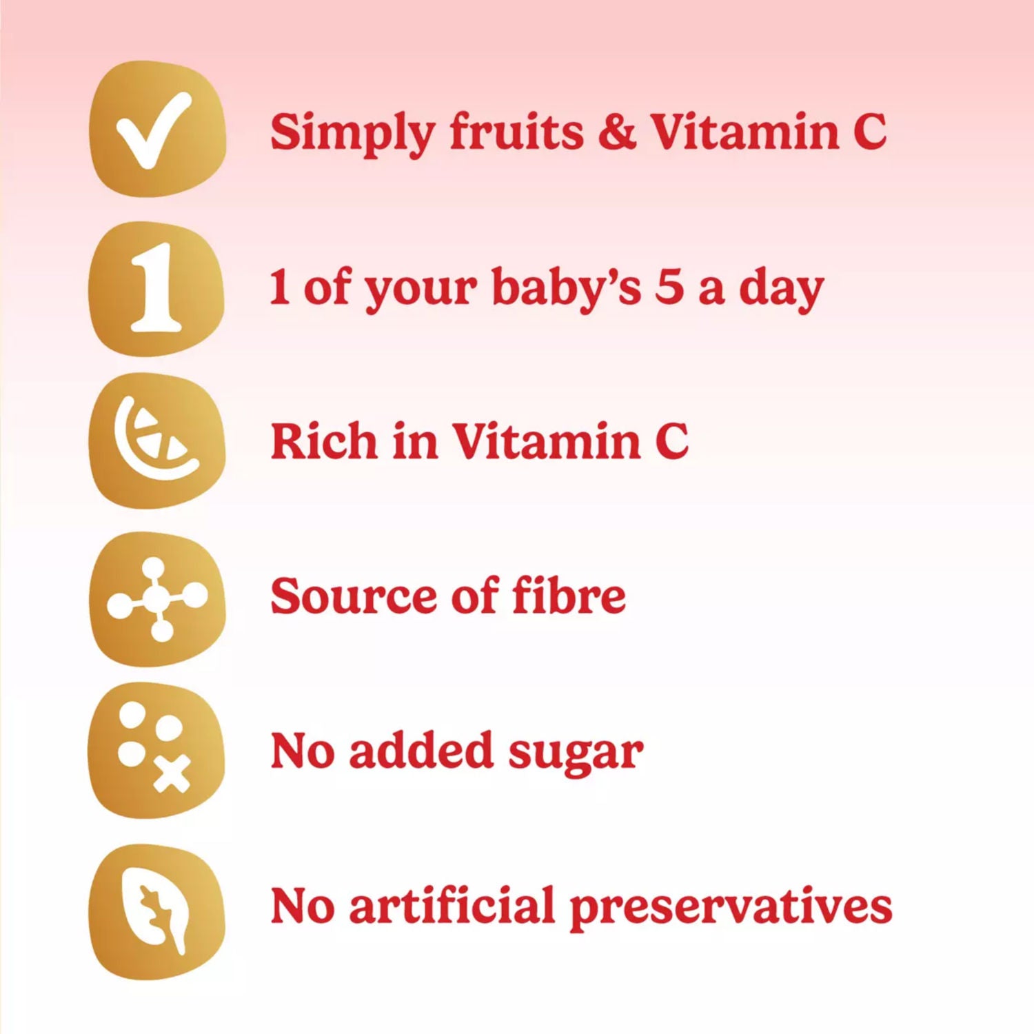 Cow & Gate Apple Peach Strawberry Baby Food 4x100g - British product