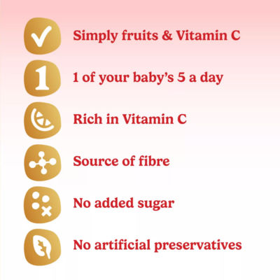 Cow & Gate Apple Pear Banana Apricot Baby Food 100g - British product