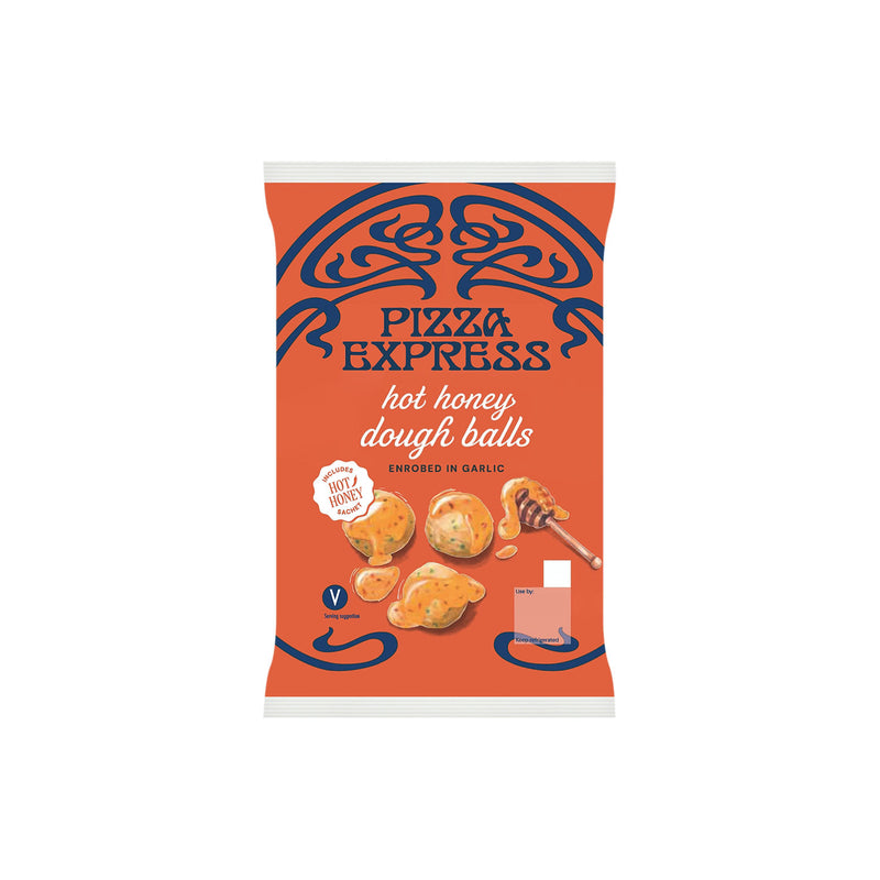 Pizza Express Hot Honey Doughballs 115g, imported from the UK