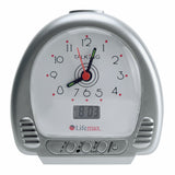 Lifemax Talking Alarm Clock with dual analogue and digital display (British brand)
