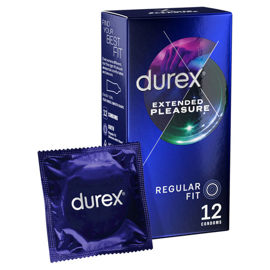 Durex Extended Pleasure 12 Condoms GOODS ASDA   